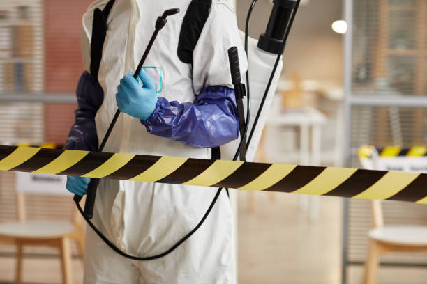Professional Biohazard technician working in Central City, IA